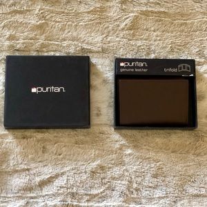 Puritan Genuine Leather Tri Fold Wallet